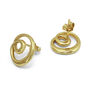 Twist stud earrings by Ottoman Hands